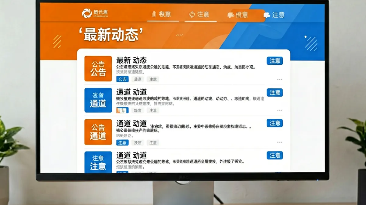 MIYA737牢记永不失联官方动态公告页面截图，展示最新入口通知与渠道变动列表